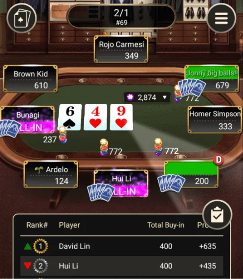 Poker uniform deck all cards same value strategy